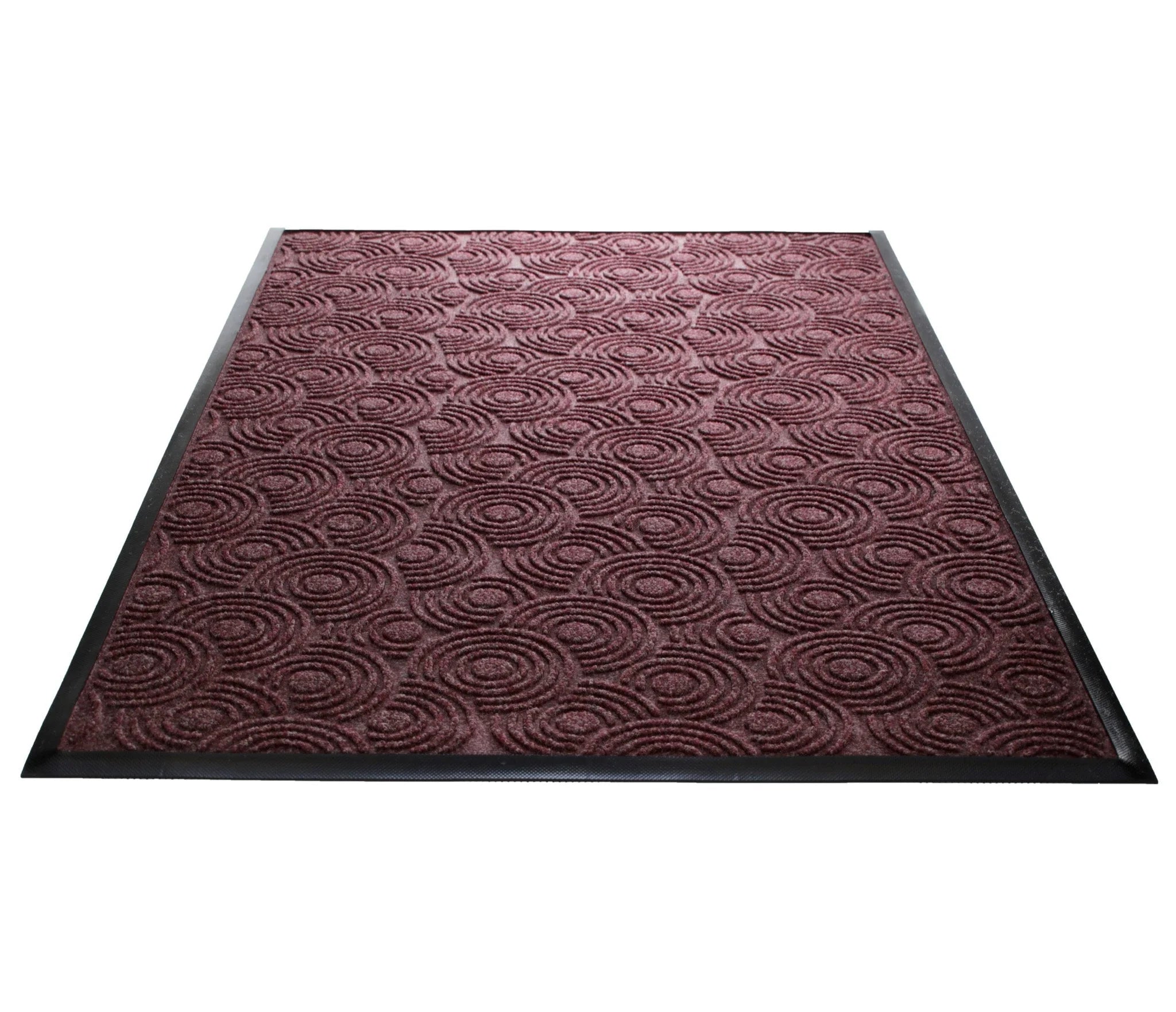 Water Guard Spiral Indoor Floor Mat - Burgundy / 2’x3’ - Mats