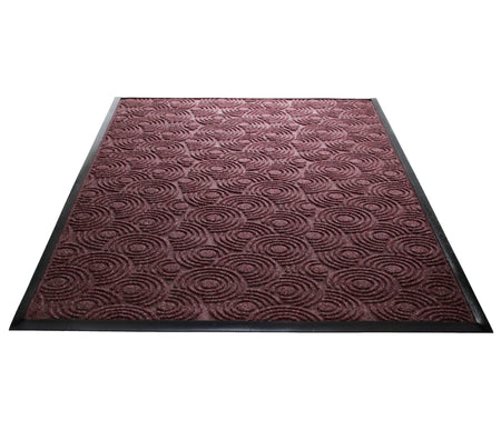 Water Guard Spiral Indoor Floor Mat - Burgundy / 2’x3’ - Mats