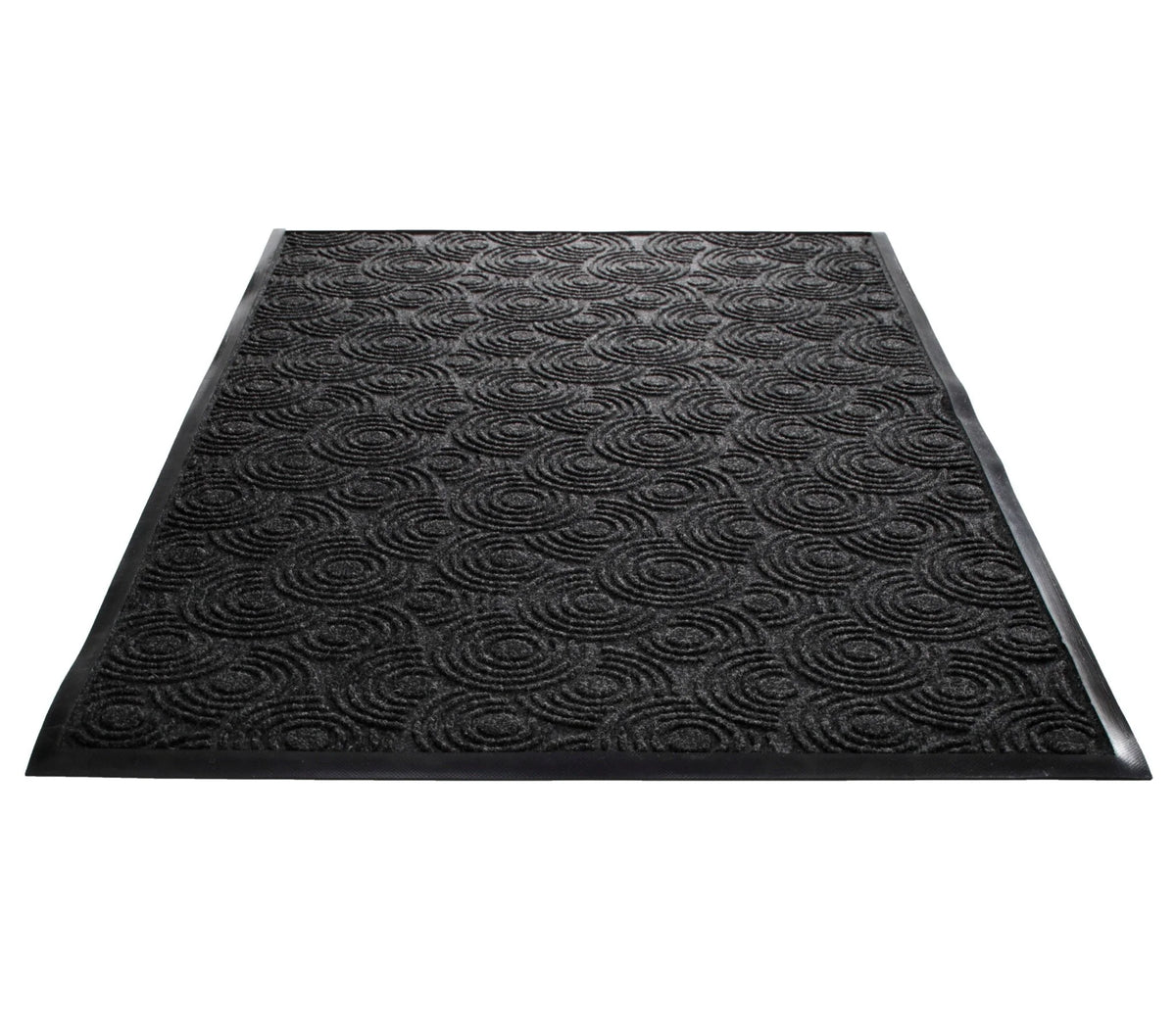 Water Guard Spiral Indoor Floor Mat - Charcoal / 2’x3’ - Mats