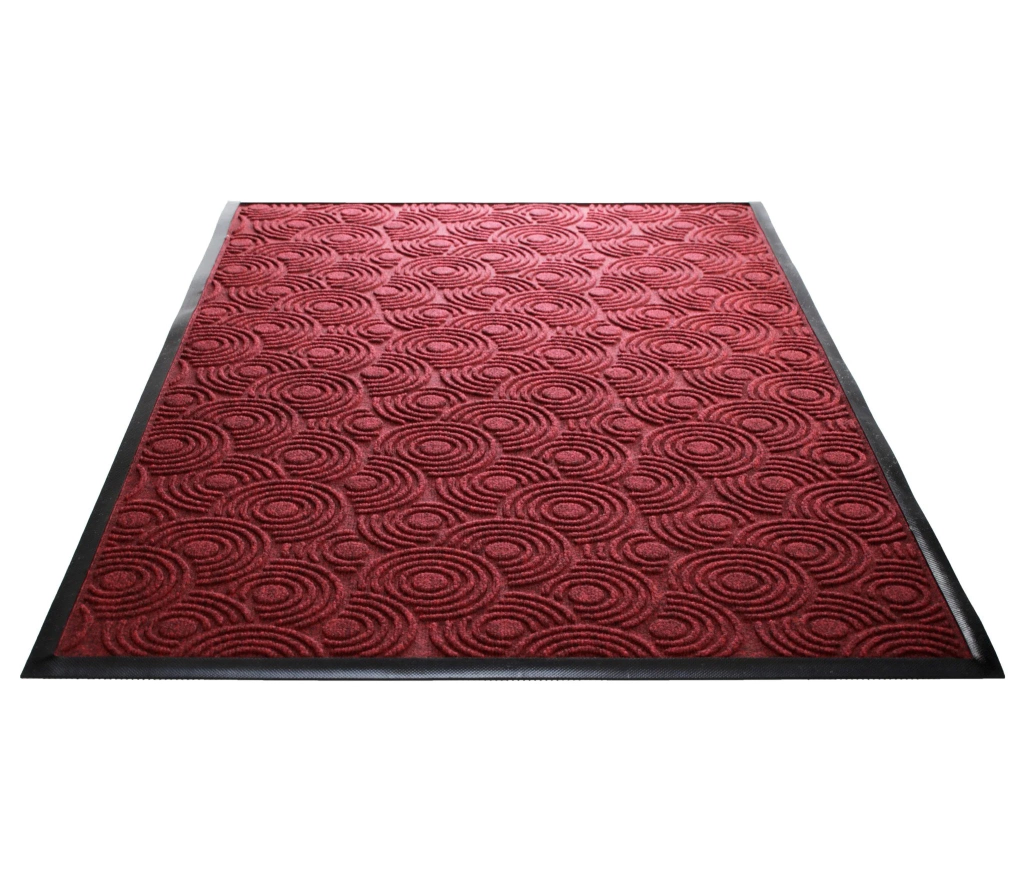 Water Guard Spiral Indoor Floor Mat - Red / 2’x3’ - Mats