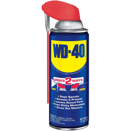 WD-40 Multi-Use Lubricant - 11 fl oz - Clear Can - Versatile Protection - Specialty Cleaners