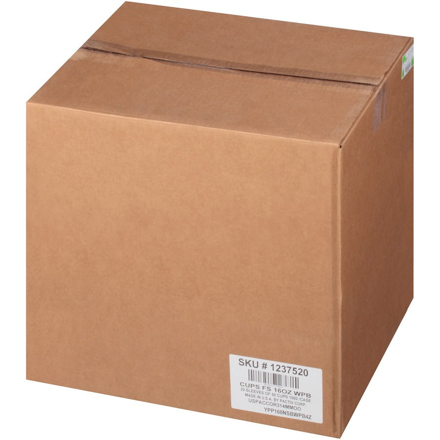 We Proudly Serve 16 oz Cold Cups - fl - Clear Green - Polypropylene - Drink - 1000 / Carton