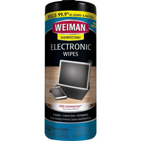 Weiman E-Tronic Wipes: Streak-free Lint-free Electronics Cleaning - 30/Tub - Supplies