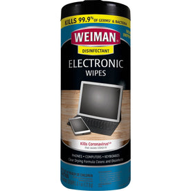 Weiman E-Tronic Wipes: Streak-free Lint-free Electronics Cleaning - 30 Wipes - Supplies