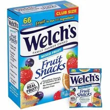 Welch’s Snack Box: Gluten-free Mixed Fruit - Individually Wrapped - 66/Carton - Snacks