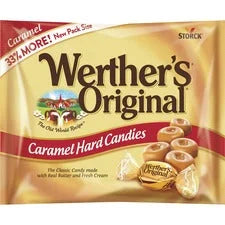 Werther’s Original Hard Caramel Candies - Individually Wrapped - 12 oz - Sweets