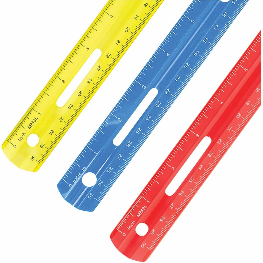 Westcott 12" Plastic Ruler - Left