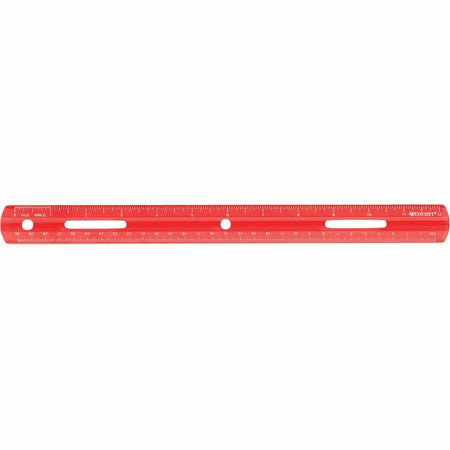 Westcott 12’’ Plastic Ruler - Versatile 1/16 Graduations - Rulers