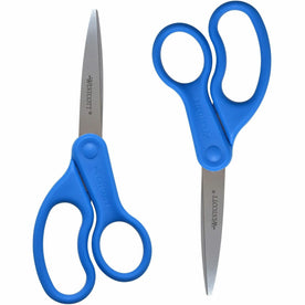Westcott 8’’ All Purpose Scissors - Stainless Steel Blue - 2 Pack