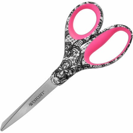 Westcott 8’’ Fashion Scissors: Stainless Steel Left/Right Multi - 1 Each - Scissors