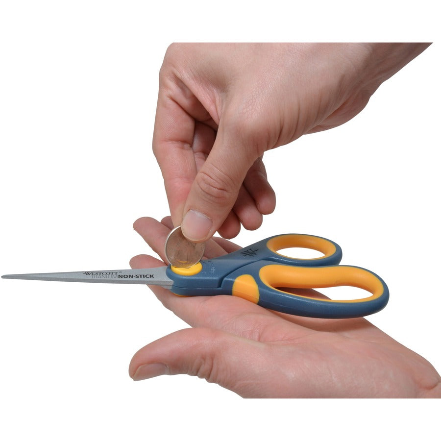 Westcott 8" Non-Stick Straight Scissors - Top