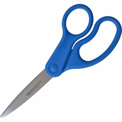 Westcott 8’’ Straight All Purpose Scissors - Stainless Steel - Pointed Tip