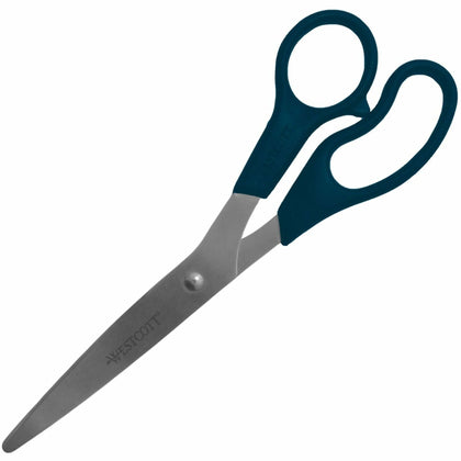Westcott All Purpose 8’’ Scissors: Stainless Steel Pointed Tip Black - Scissors