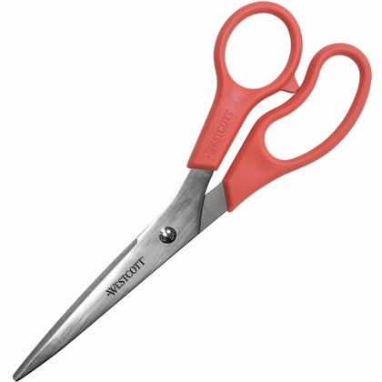 Westcott All Purpose Straight Scissors - Stainless Steel - 8’’ Length