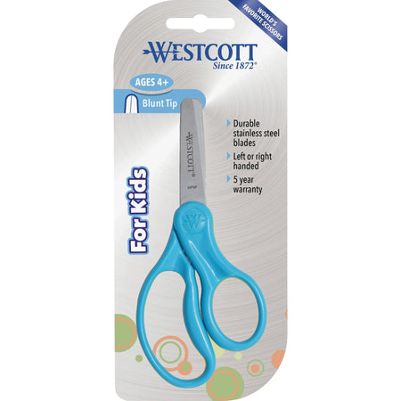 Westcott Blunt Tip 5’’ Kids Scissors - Stainless Steel - Assorted Colors