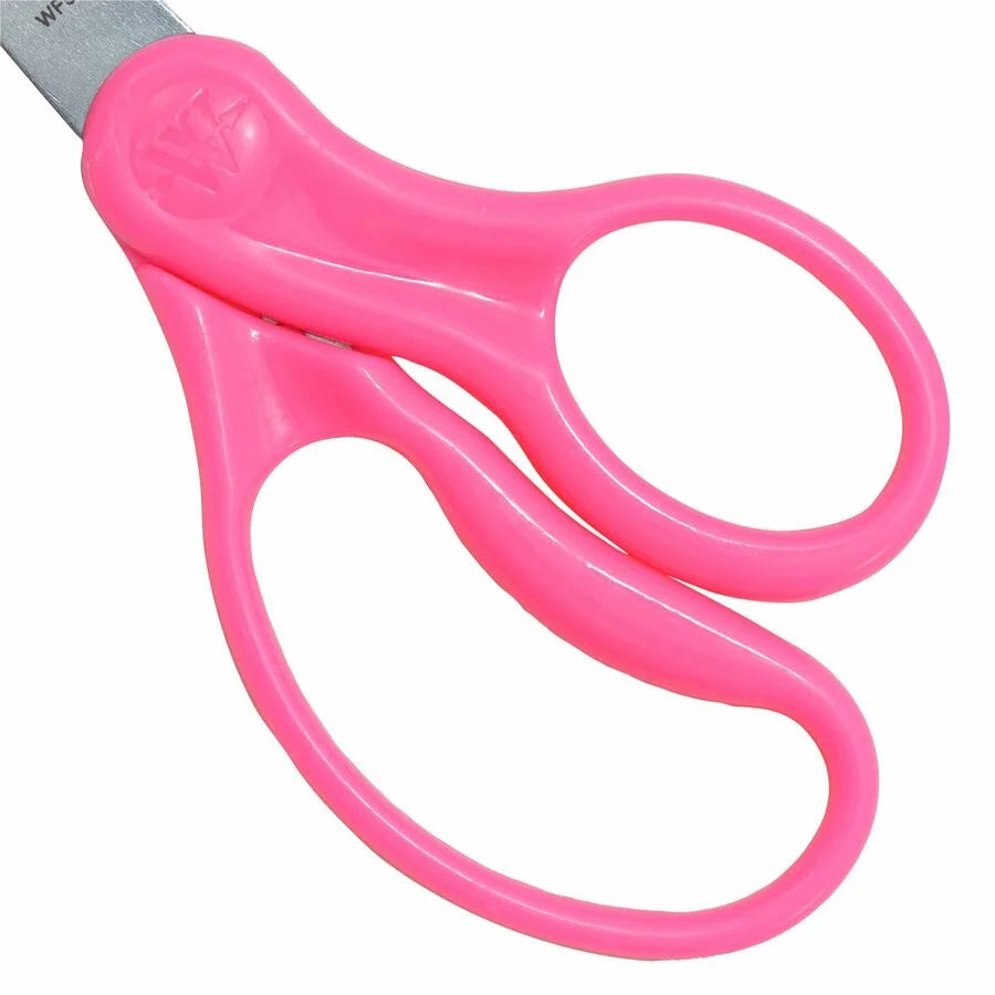 Westcott Kids Pointed Tip Scissors - 5’’ Length - Stainless Steel - Assorted Colors - Kid