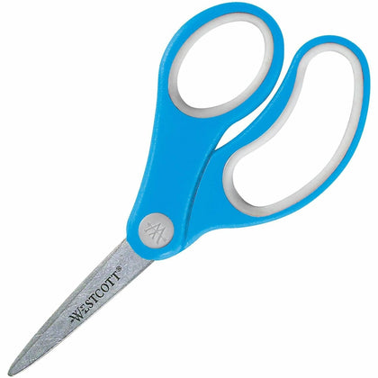 Westcott Kids Value Scissors: Soft Handle 5’’ Pointed Stainless Steel - Kid Scissors