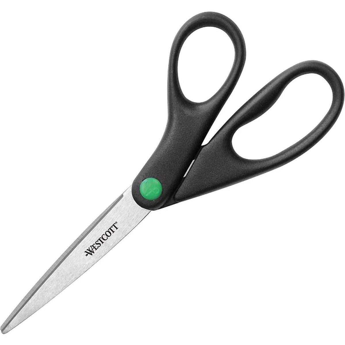 Westcott Kleenearth Scissors: 3.25’’ Cutting Length Stainless Steel Black - Scissors