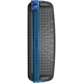 Westcott Personal Trimmer: 9’’ Cutting Length Spring-loaded Blade - Paper Trimmers & Accessories