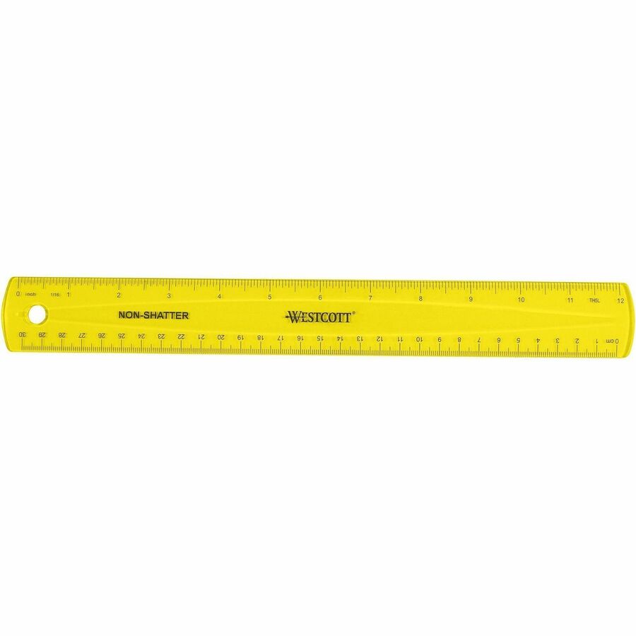 Westcott Shatterproof Ruler - Right