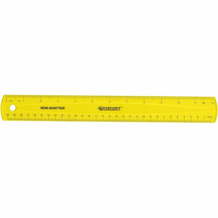 Westcott Shatterproof Ruler - Right