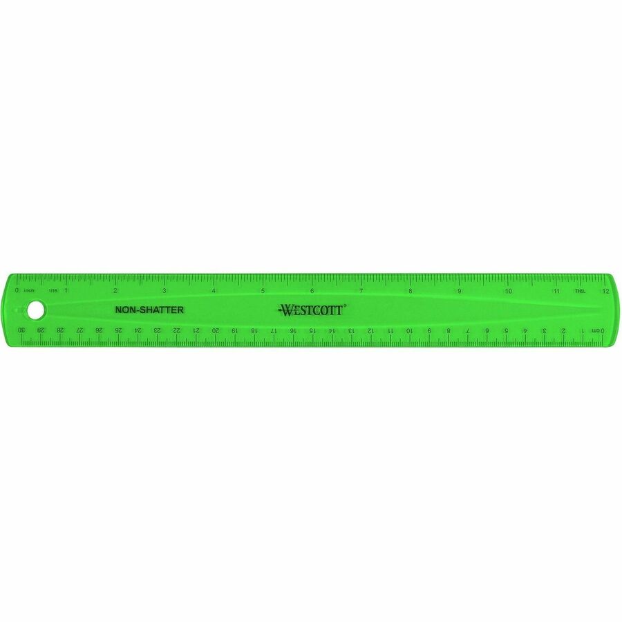 Westcott Shatterproof Ruler - Left