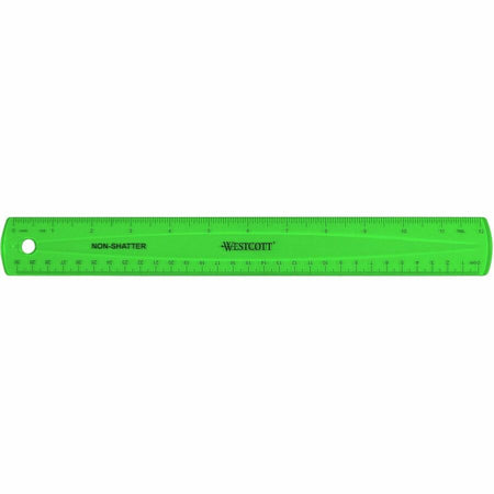 Westcott Shatterproof Ruler - Left