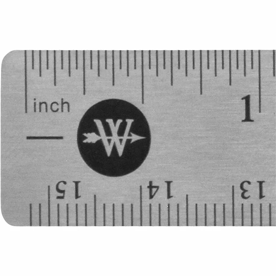 Westcott Stainless Steel Ruler: 6’’ Length x 0.8’’ Width - Precise Metric & Imperial Measurements - Rulers