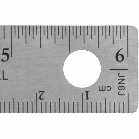 Westcott Stainless Steel Ruler: 6’’ Length x 0.8’’ Width - Precise Metric & Imperial Measurements - Rulers
