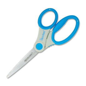 Westcott Student Scissors: 7’’ Ultra Soft Handle Stainless Steel Pointed Tip - Scissors