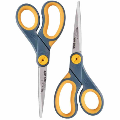 Westcott Titanium Bonded Non-Stick Scissors - 8’’ Pack of 2
