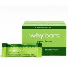 Why Bars Superfood Protein Snack - Apple Almond - 12 Pack - Snacks