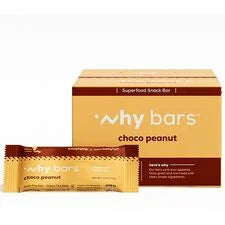 Why Bars Superfood Protein Snack - Choco Peanut - 12 Pack - Snacks