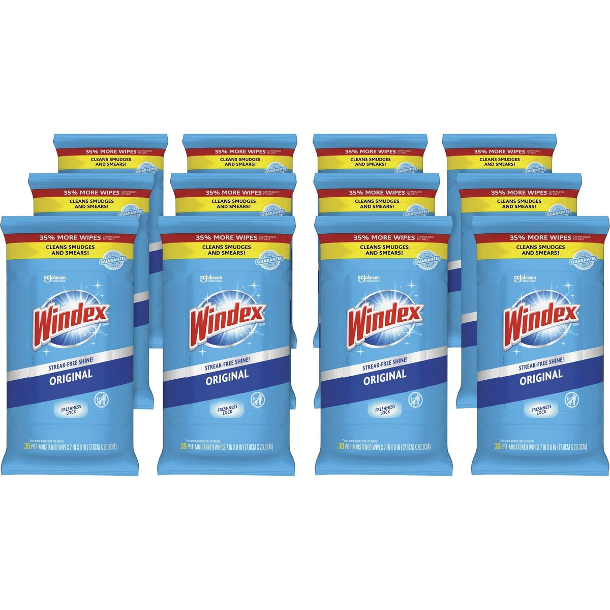 Windex Glass & Surface Wipes: Streak-Free Cleaning Solution - Wipes