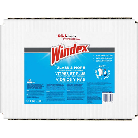 Windex® Bag-In-A-Box Cleaner: Fingerprint Remover Streak-Free 640 fl oz - Glass Cleaners