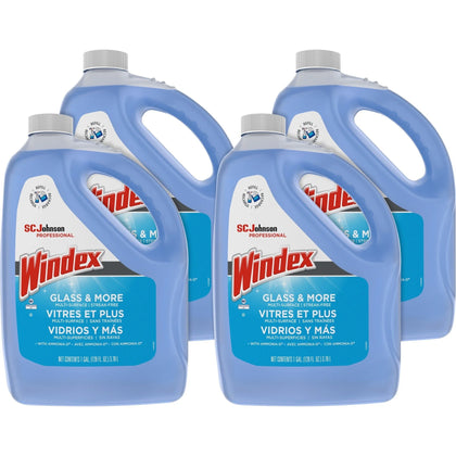 Windex® Glass Cleaner with Ammonia-D - 128 fl oz - Non-streaking Formula - Cleaners