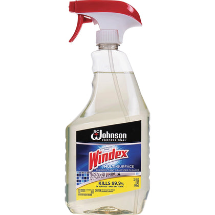 Windex® Multisurface Disinfectant Spray: 32 fl oz - Anti-bacterial Streak-free - Cleaning Wipes