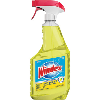 Windex® MultiSurface Disinfectant Spray - Fresh Citrus Scent - 23 fl oz - 8/Carton - Disinfectants