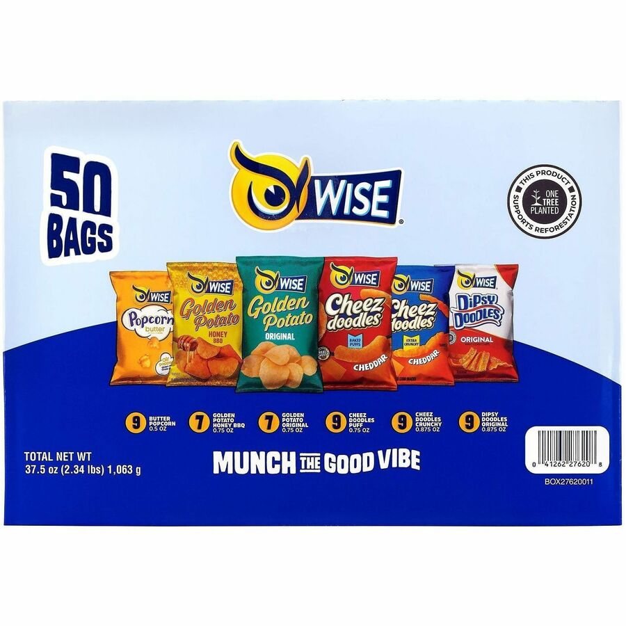 Wise Wise Grab-and-Snack Variety Pack - Rear