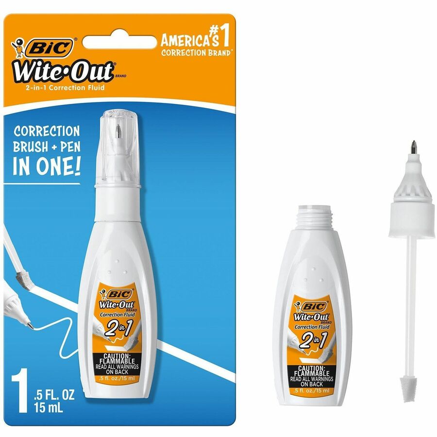 Wite-Out Wite Out 2-in1 Correction Fluid - Alternate-Image1