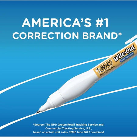 Wite-Out Shake ’n Squeeze Correction Pen: Fast-drying 8mL White Pen Applicator - Supplies
