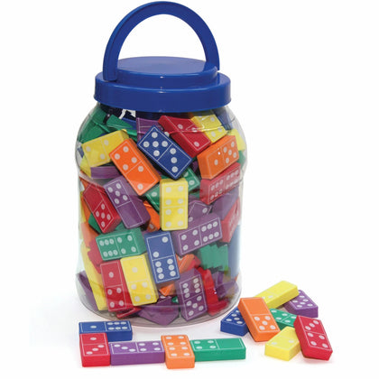 WonderFoam Dominoes: Colorful 168-Piece Set - Games & Puzzles