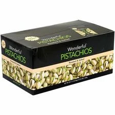 Wonderful Lightly Salted Pistachios - Roasted & - 24/Bag - Snacks