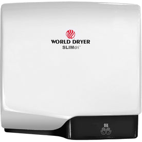 World Dryer SLIMdri Hand in White Aluminum - Dryers