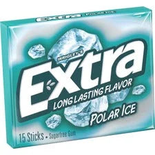 Wrigley Extra Polar Ice Chewing Gum - Mint Flavor - 10 Pieces - Sweets