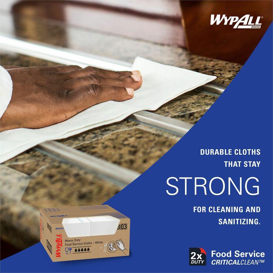 Wypall Critical Clean Foodservice Cloths - Top