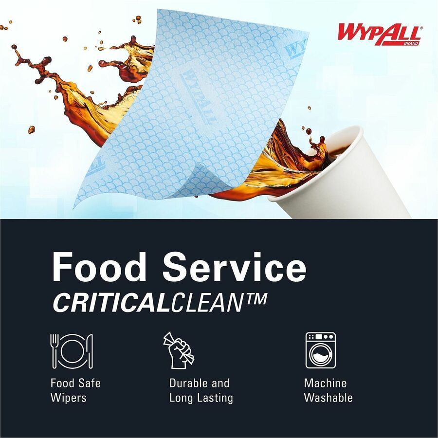 Wypall Critical Clean Foodservice Cloths - Alternate-Image1