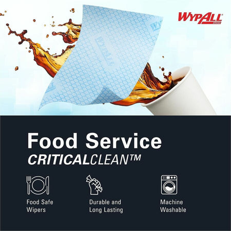 Wypall Critical Clean Foodservice Cloths - Alternate-Image1