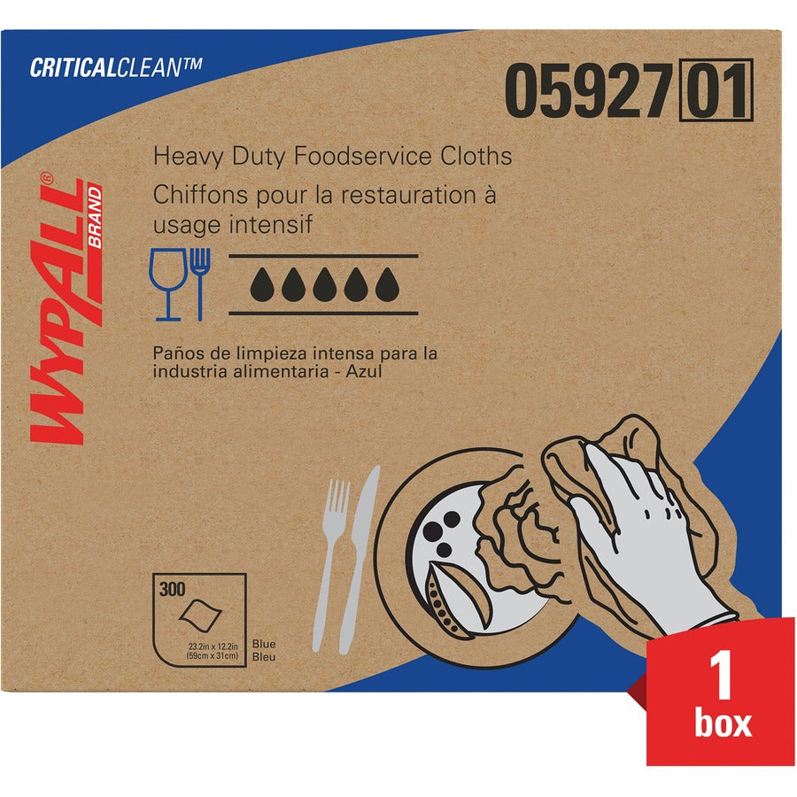 Wypall Critical Clean High Capacity Heavy Duty Foodservice Cloths - Alternate-Image1