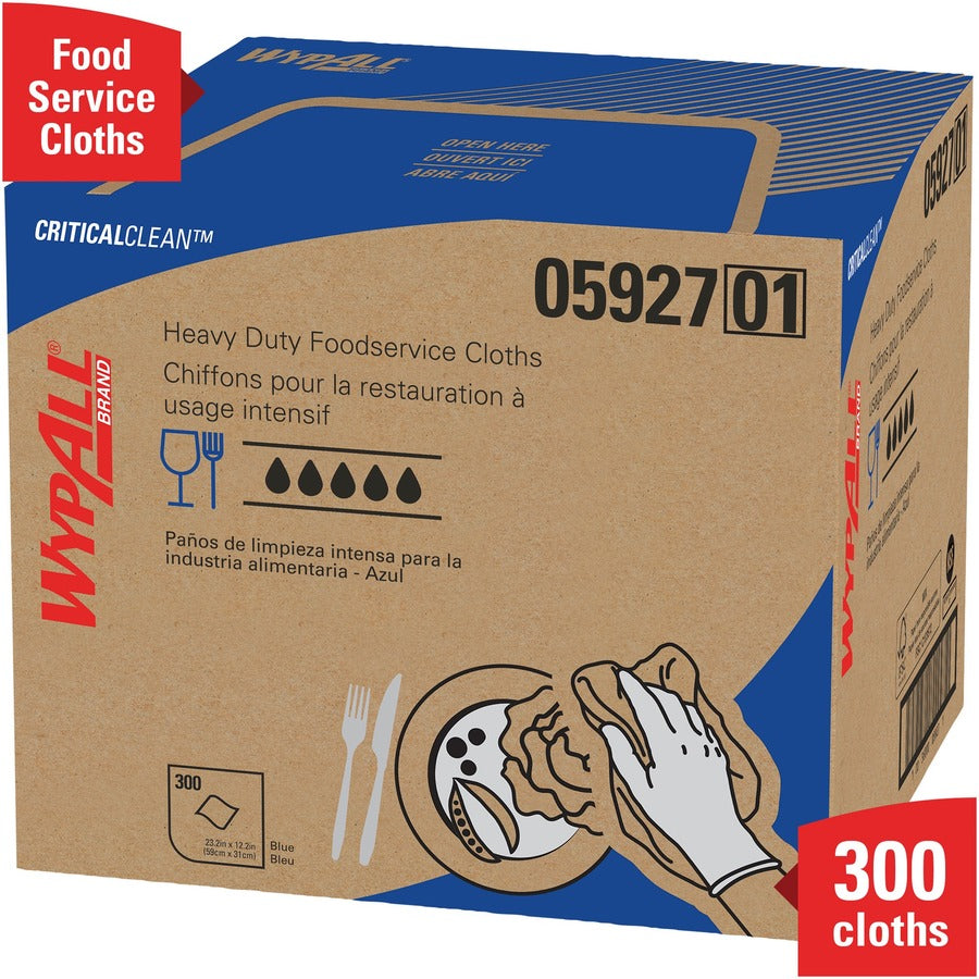 Wypall Critical Clean High Capacity Heavy Duty Foodservice Cloths - Alternate-Image2